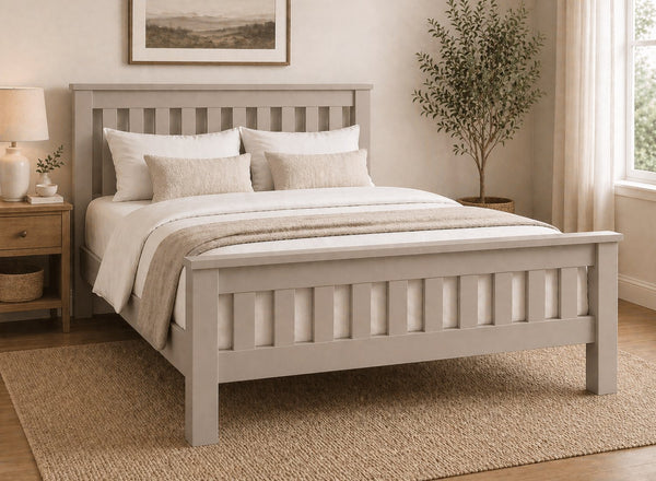 Fakenham Painted Chunky Wooden Bed