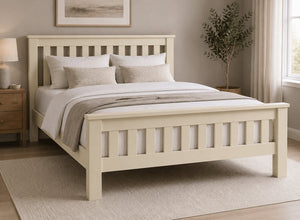 Fakenham Painted Chunky Wooden Bed