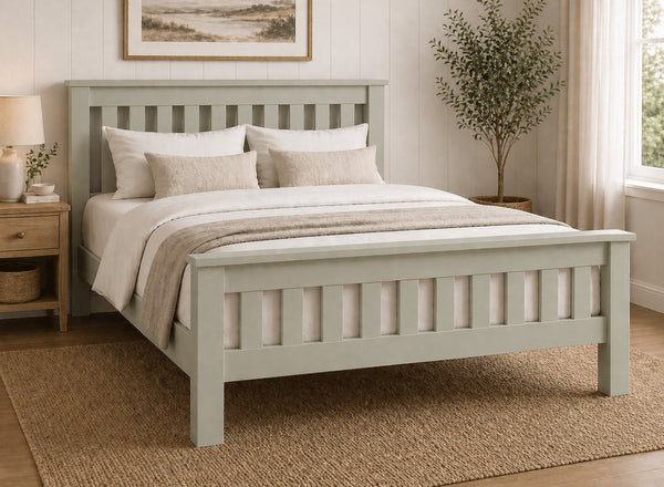 Fakenham Painted Chunky Wooden Bed