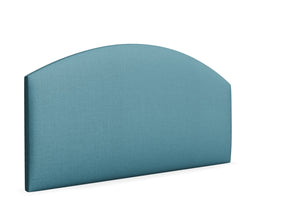 Fuchsia Strutted Headboard Finished in Moda Cobalt Blue