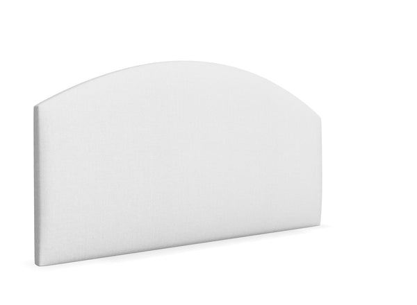 Fuchsia Strutted Headboard Finished in Faux Linen White