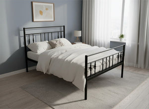 Georgia Bed in Black Finish (High End)