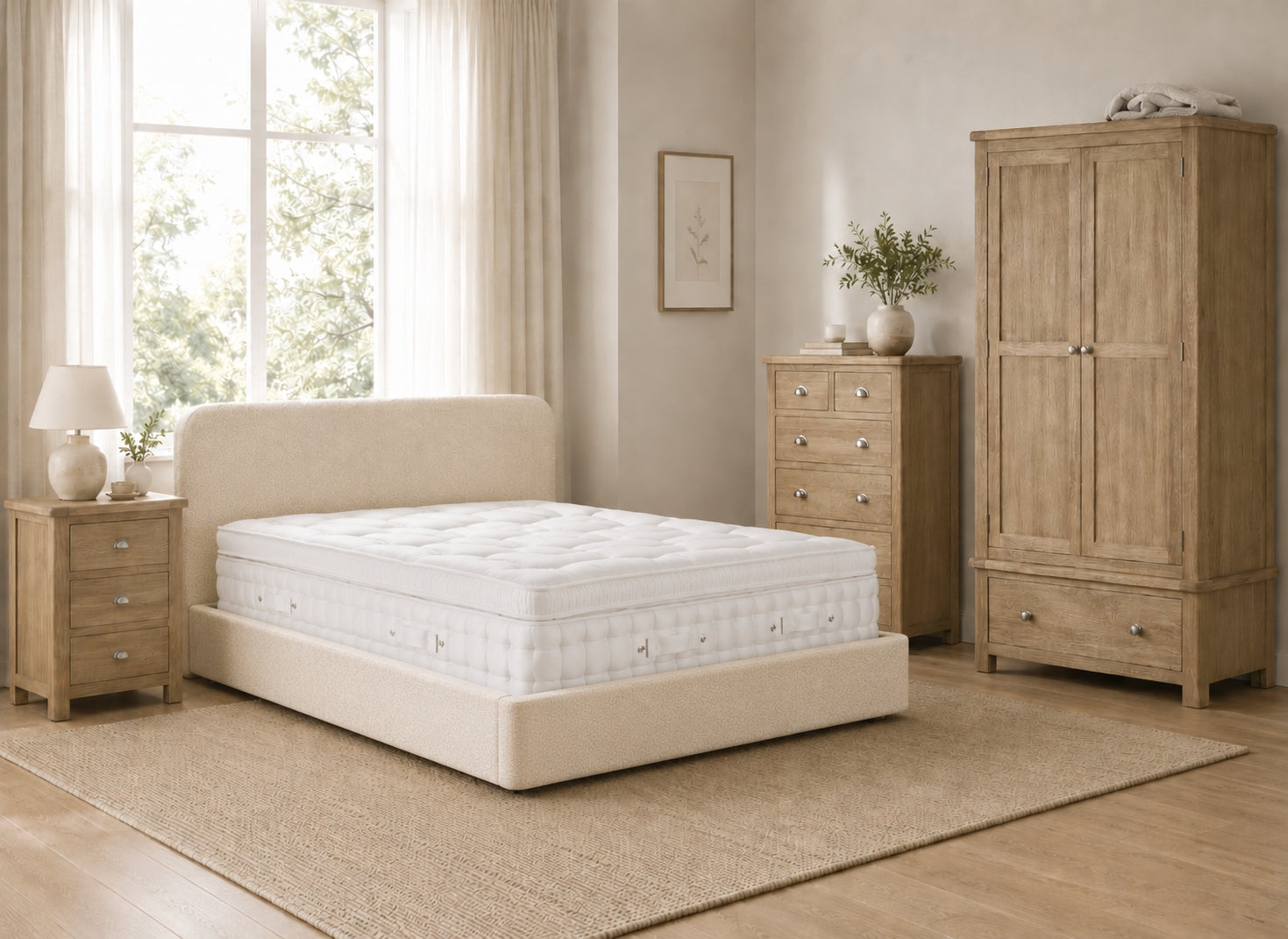 Styled bedroom scene