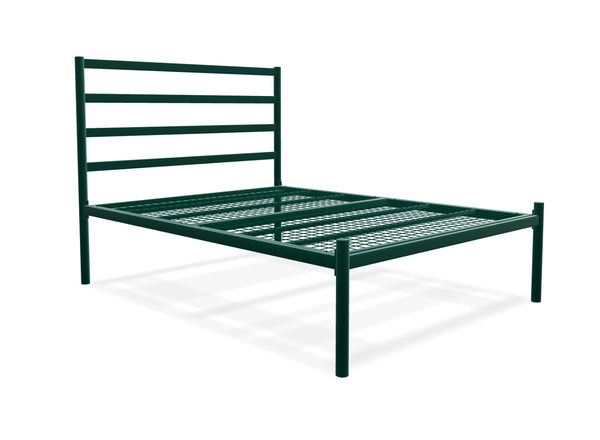 Belmont Low End Metal Bed Frame Finished in Painted Green