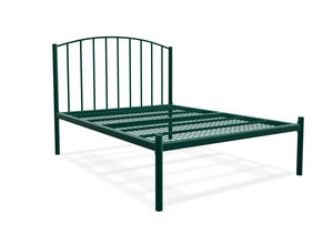 Melody Low End Metal Bed Frame Finished in Painted Green