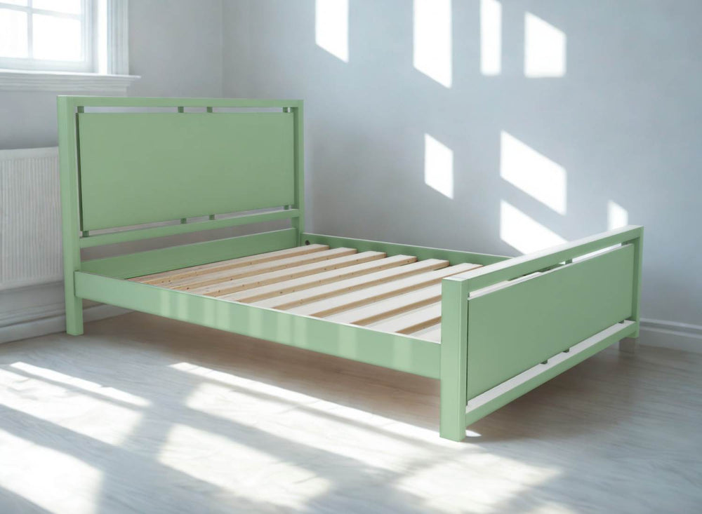 Double Metal bed in black - Cransfield