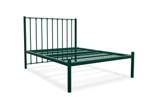 Norfolk Low End Metal Bed Frame Finished in Green