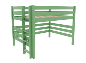 Snettisham High Sleeper Bed Finished in Painted Emerald Green
