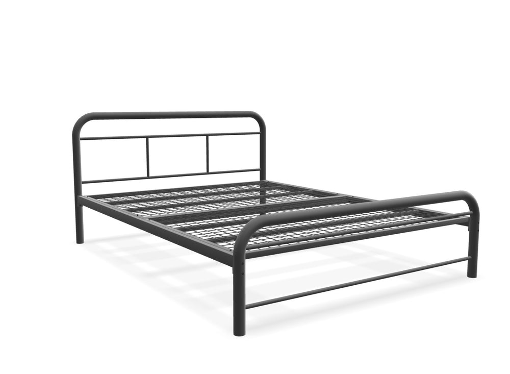 Cromer Metal Bed Frame Finished in Painted White