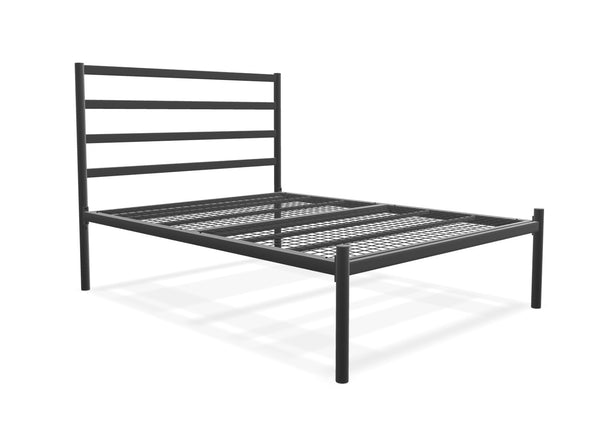 Belmont Low End Metal Bed Frame Finished in Painted Grey