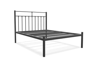 Lenox Low End Metal Bed Frame Finished in Painted Grey