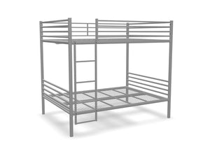 Metal Quad Bunk Bed Finished in Painted Grey