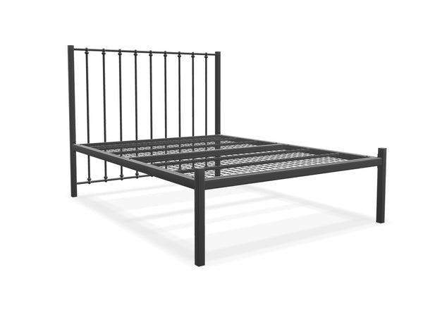 Norfolk Low End Metal Bed Frame Finished in Grey