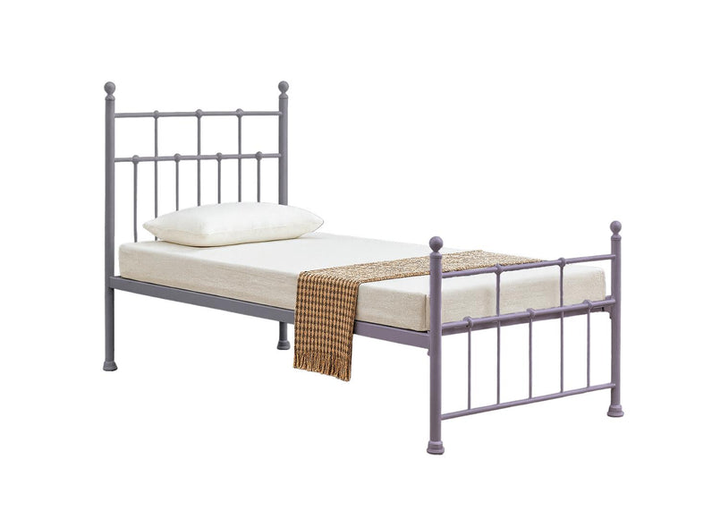 Single Bed in Grey