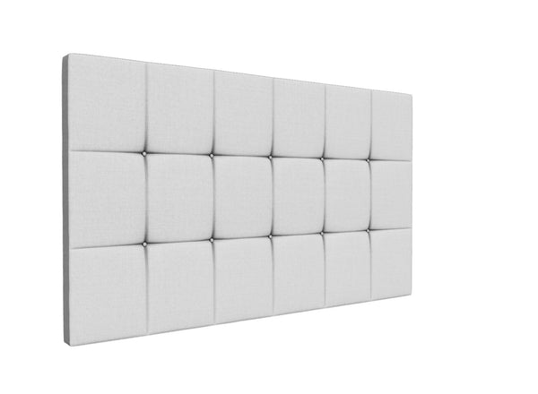 Celosia Strutted Headboard Finished in Grey Fabric 