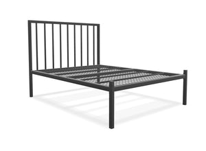 Madison Low End Metal Bed Frame Finished in Painted Grey