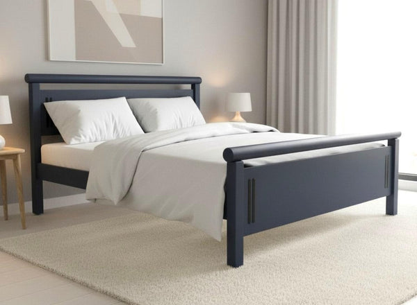 Harpley Bed in Hague Blue Finish