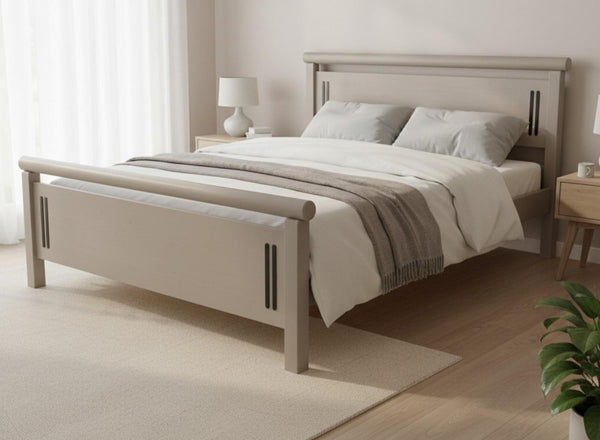 Harpley Bed in Dovetail Grey Finish