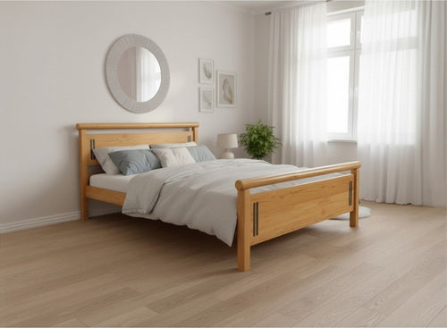 Harpley Bed in Antique Finish