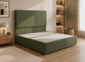 Heather Suede Divan Bed