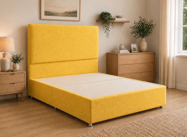 Heather Yellow Divan Bed finished in MODA Ochre Yellow