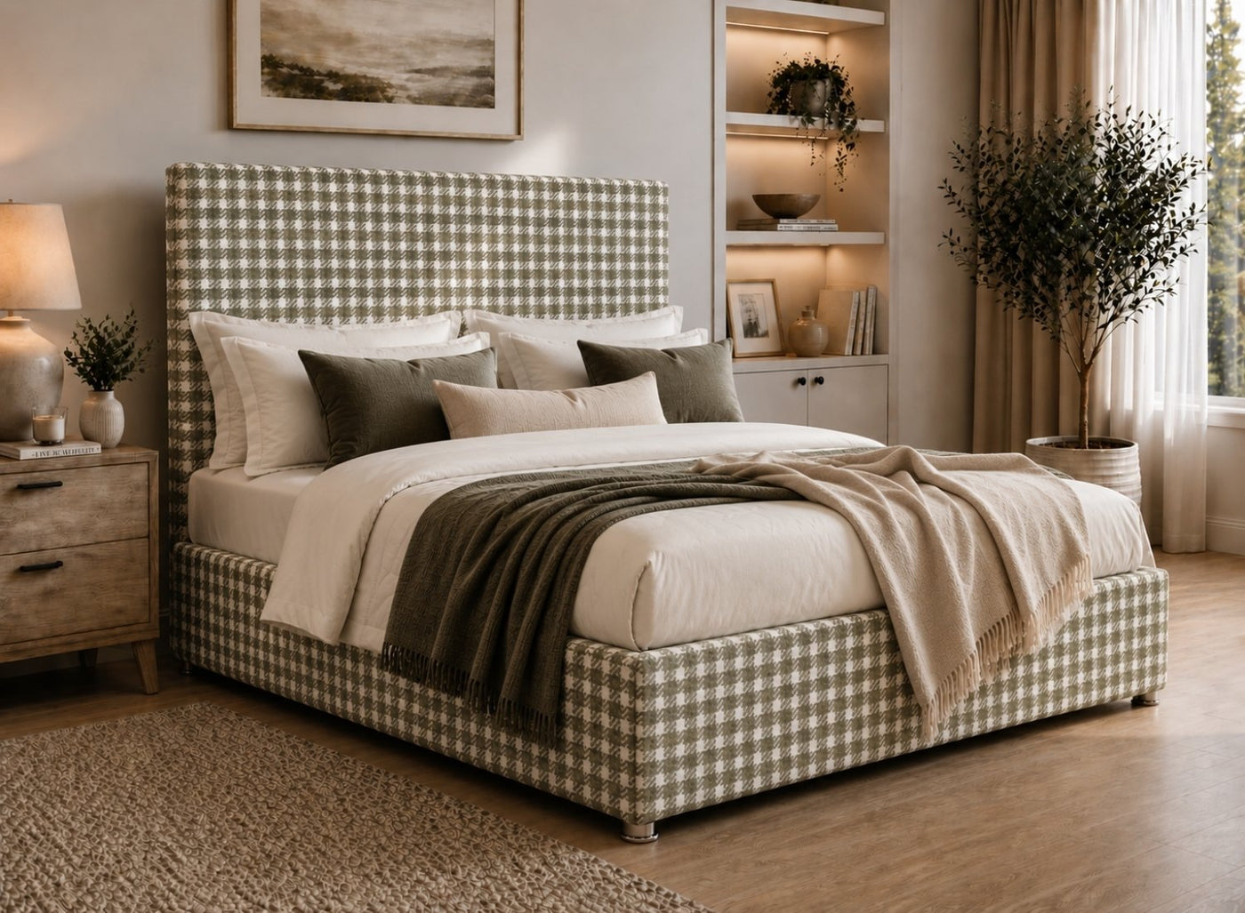 Heather Patterned Divan Bed