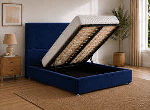 Heather Ottoman in Royal Blue Velvet (Open)