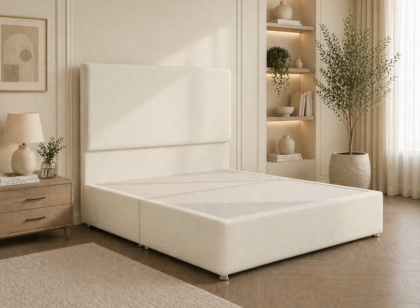 Heather Suede Divan Bed