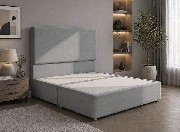 Heather Suede Divan Bed