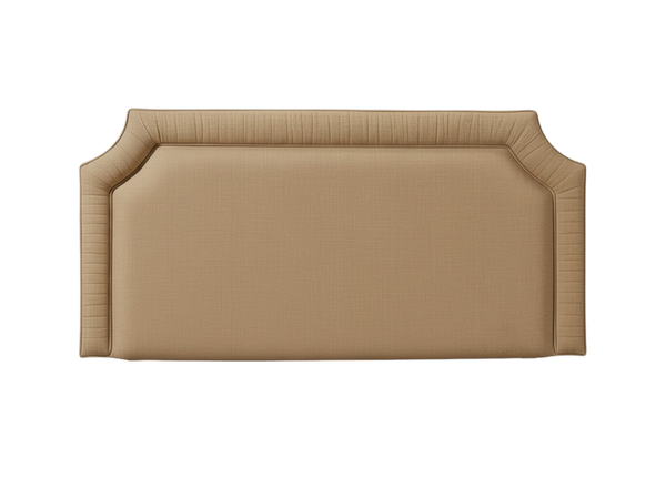 Hellebore Headboard | In Stock | Emperor | Faux Linen Sand