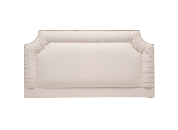 Holly Headboard in Wall Mounted Style - Cut Out Corners with Strapped Borders