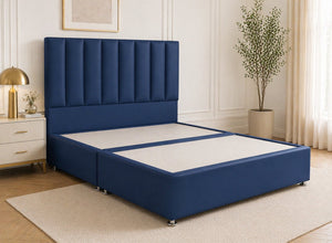 Iberis Leather Divan Bed