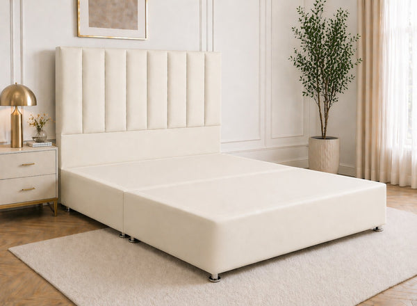 Iberis Leather Divan Bed