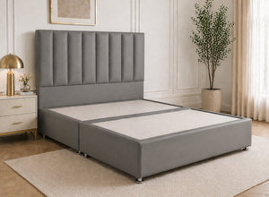 Iberis Leather Divan Bed