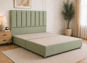 Iberis Sage Green Wool-Blend Divan