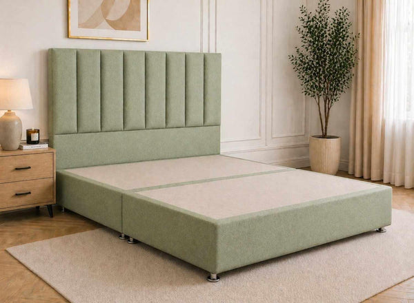 Iberis Sage Green Wool-Blend Divan