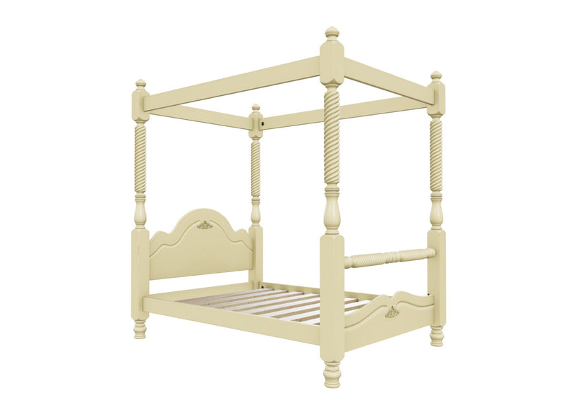 Illington 4 Poster Wooden Bed Finished in Painted Dayroom Yellow