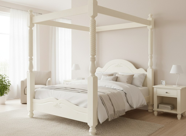 Illington 4 Poster Bed James White Finish