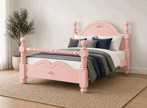 Illington Painted Wooden Bed