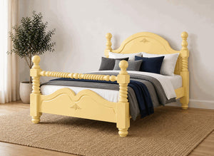 Illington Painted Wooden Bed