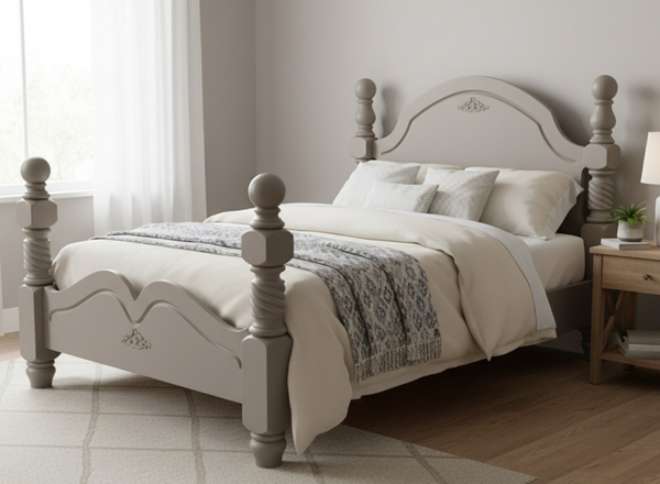 Illington Bed in Dovetail Grey Finish