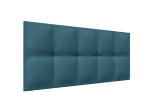 Inidigo Strutted Headboard Finished in Moda Cobalt Blue