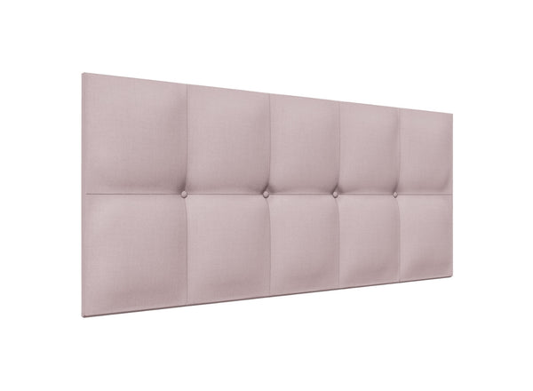 Inidigo Strutted Headboard Finished in Moda Rose Pink