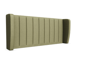 Dahlia Winged Headboard Finished in Moda Juniper Green