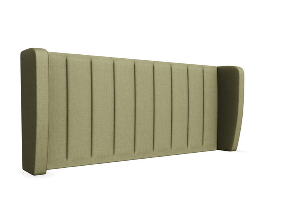 Dahlia Winged Headboard Finished in Moda Juniper Green