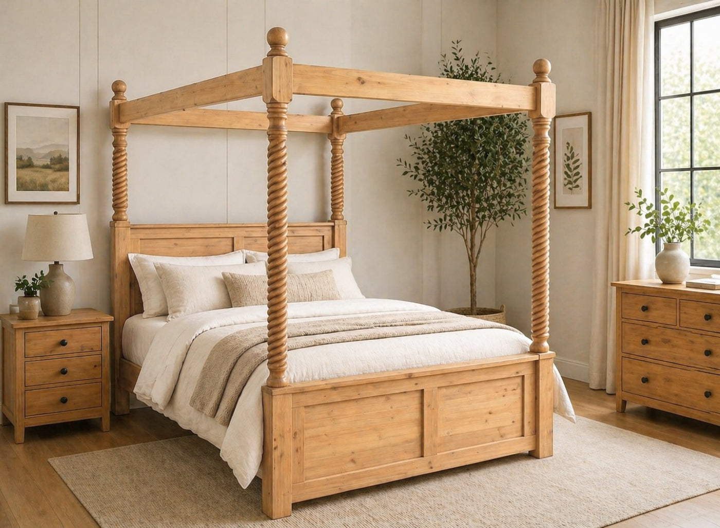 Kenninghall 4 Poster Bed Frame