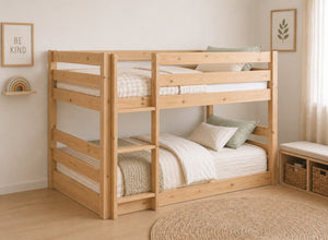 Keswick Antique Floor Bunk Bed, Left Hand Side Ladder