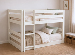 Keswick Cream Floor Bunk Bed, Left-Hand Side Ladder