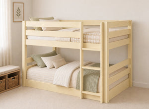Keswick Yellow Floor Bunk Bed, Right-Hand Side Ladder