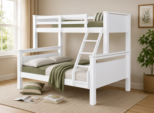 Lanmere Triple Bunk Bed - White